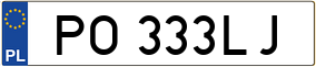 Truck License Plate